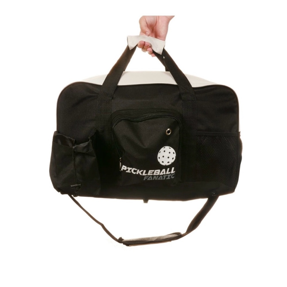 New-Black & White Pickleball Duffel Bag (available in color black & white only)